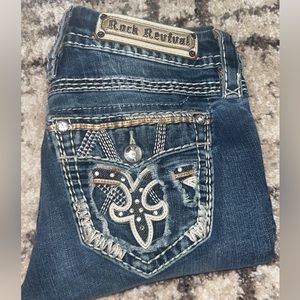 Womens rock revival jeans size 27